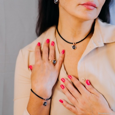 Кольцо Fiore Luna, Black Diamond